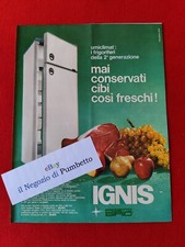 Advertising ITALIA Pubblicità : IGNIS Frigoriferi Umiclimat ( 1967 )