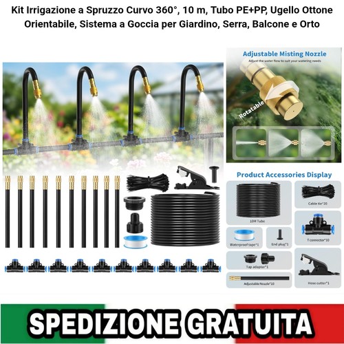 Kit irrigazione goccia 15m - kit,