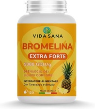 Detox bromelina Extra forte Drenante DIURETICO Anticellulite italiano