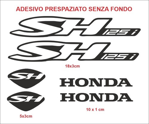 Adesivi honda 125 - honda, sh