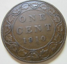 1910 Canada Large Cent Coin