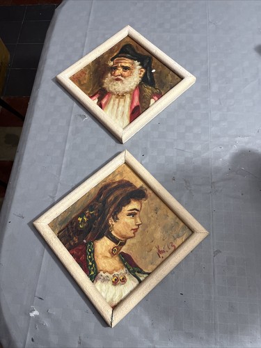 Coppia quadretti sardi - coppia,