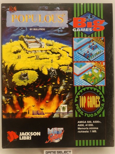 Populous per commodore amiga - populous,