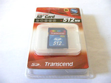 512 MB Secure Digital Card 80x HIGH SPEED (scheda SD 512 MB) TRANSCEND nuova