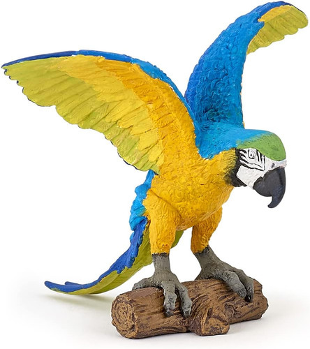 Statuetta pappagallo ara blu - -,