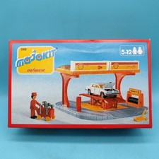 Diorama Majokit station service Shell Rifornimento 7201 Majorette Playset