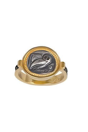Anello gufo atena - anello,