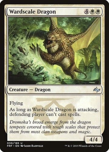 Mtg wardscale dragon - wardscale,