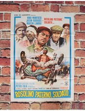 manifesto ROSOLINO PATERNO' SOLDATO nino manfredi robards peter falk A17