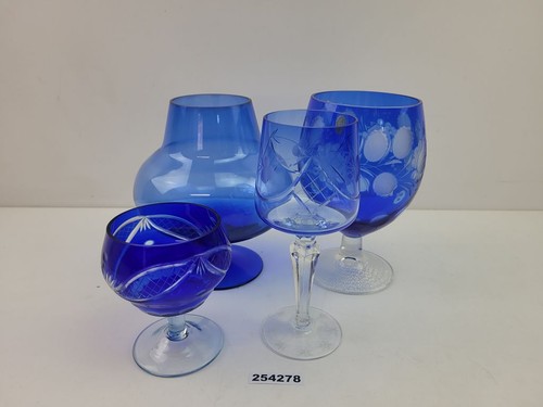 Bicchiere copri cognac blu