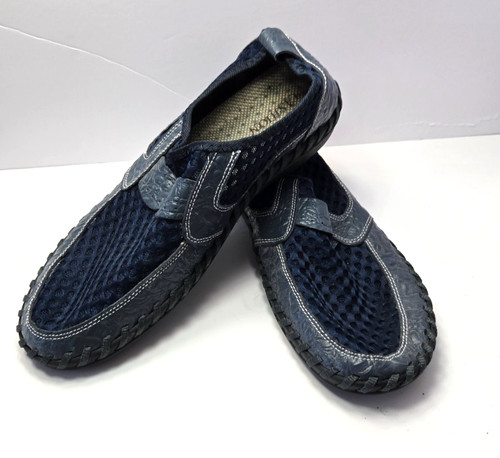 Mocassini uomo slip blu - mocassini,