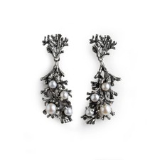 orecchini in argento placcato