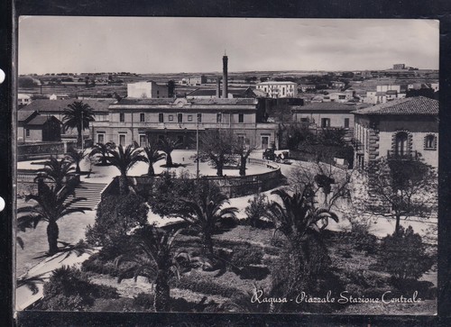 Cartolina ragusa piazzale - ragusa,