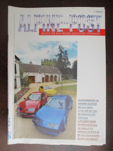 Rivista alpine post 1994 - rivista, 5/1994