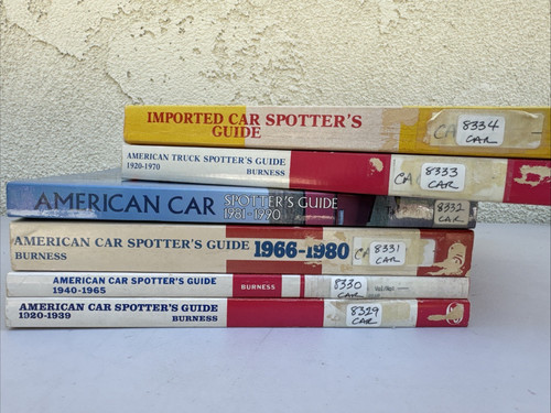 American car spotter guide - american, spotter's