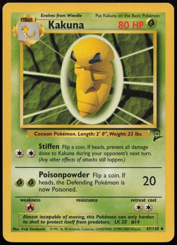 Pokemon tcg kakuna 130 - pokemon,