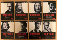 Set completo 8 cartoline Soprano GoCard del 2000; HTF!