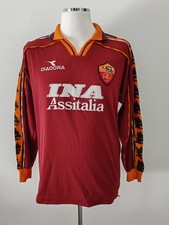 Maglia Lupetti Originale ROMA Diadora 98/99 Trikot Shirt camiseta Adidas Vintage
