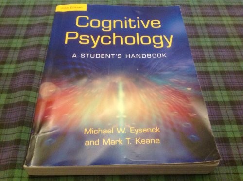 Cognitive psychology a - psychology:,