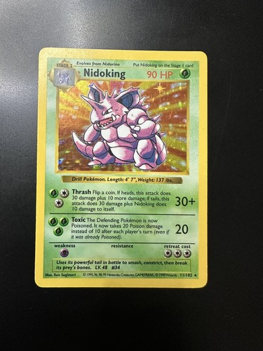 Nidoking 102 base - nidoking, set