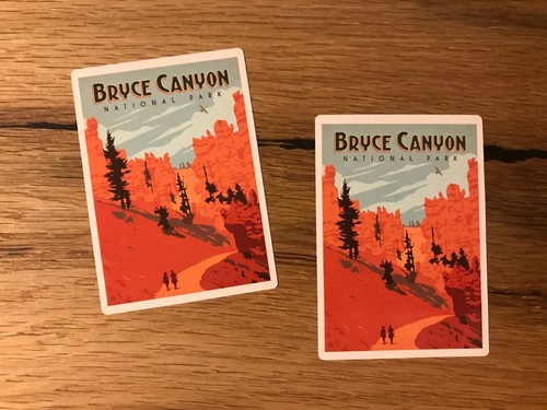 Adesivi viaggio bryce canyon - adesivi,