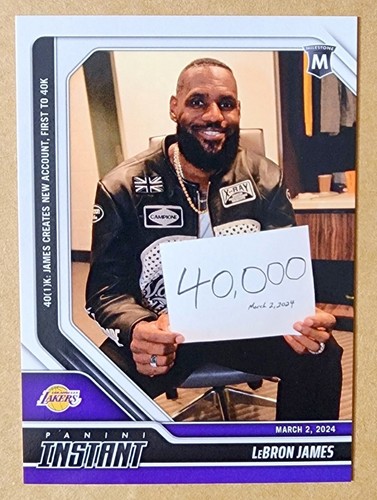 2023 panini instant lebron - panini,
