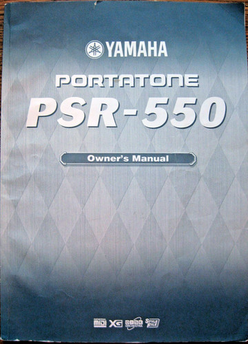Yamaha psr 550 - psr-550, portatone