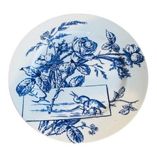 Alexandra blue and white - and, round