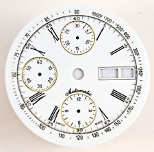 Quadrante chrono VALJOUX 7750 daydate ore 3 diametro 31,00 mm cifre romane