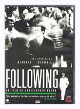 FOLLOWING Christopher Nolan Dvd ^^^ COME NUOVO ^^^ 1° Ed. DOLMEN Video