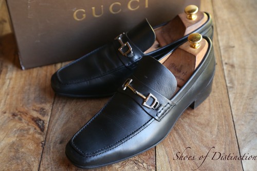 Gucci mocassini neri pelle