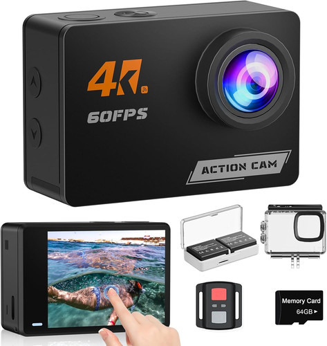 Action cam 4k60fps - action,