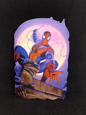 Spiderman Die cut Vending Machine Sticker Vintage 1999