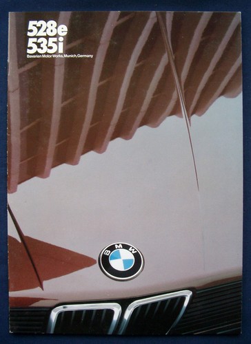 Brochure depliant 1985 bmw - brochure,