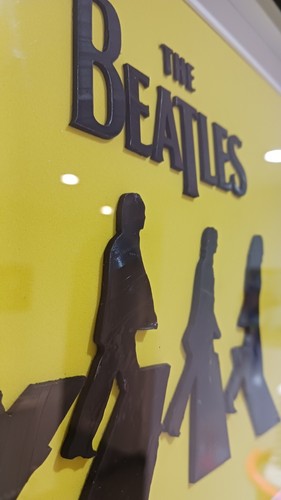 The beatles wall - beatles, art