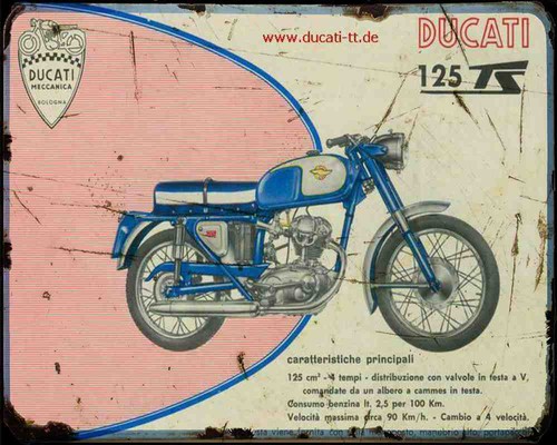 Ducati 125ts stampa - a4,