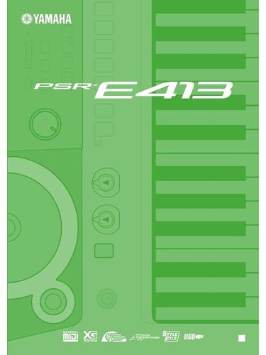 Yamaha psr e413 manuale - psr-e413,