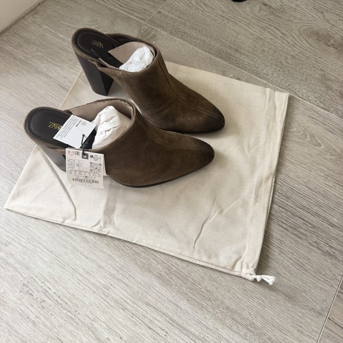 Zara mules scamosciato - , spacco