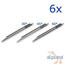 6 coltelli plotter per Summa T - 30° Summagraphics Summasign ALPUNA coltello di qualità
