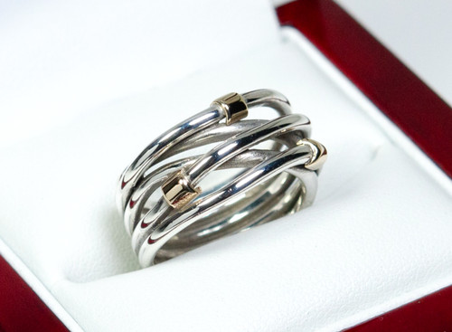 585 oro 925 argento - oro/,