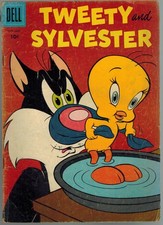 Tweety e Silvestro n. 22 Dell 1958 ottime condizioni