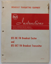 RCA BTE-10C FM Broadcast