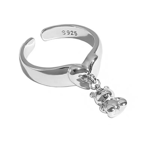 Anello argentato misura - argentato,