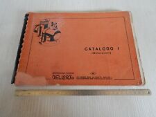 CATALOGO ORIGINALE DELL'ORTO PER MOTO E VESPA VINTAGE CARBURATORE UB UA MA ETC