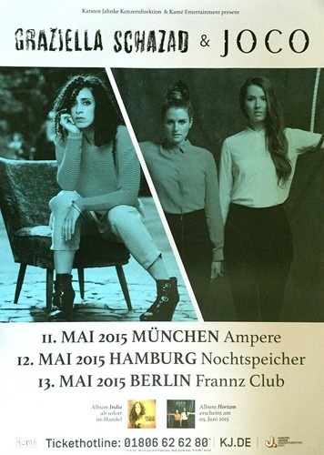 Graziella schazad 2015 - 2015, tour