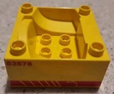 LEGO DUPLO - BASE VAGONE - BASE GIALLA LOCOMOTIVA TRENO - 83578 - VINTAGE