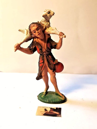 Pastore figurino per presepe - figurino,