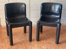 2 Sedie di Kartell nere Lucide  4875  Design Carlo Bartoli