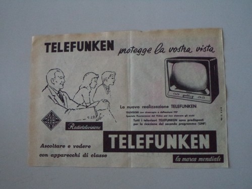 Advertising pubblicità 1959 - pubblicità,