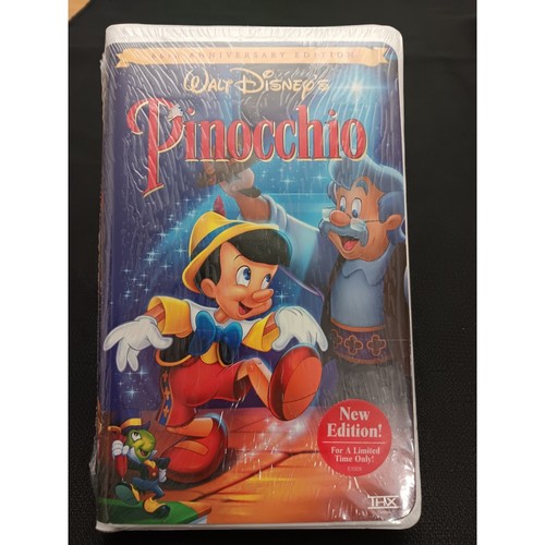 Walt disney pinocchio - walt, vhs